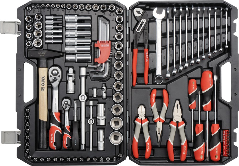 Yato YT-38901 Verktygssats XXL 1/4-1/2" 122 artiklar