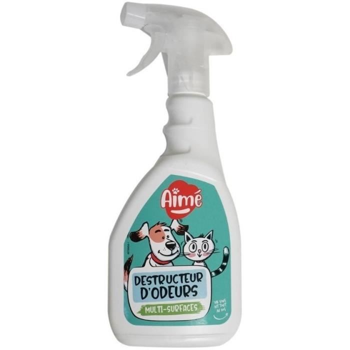 Luktdämpande spray för djur - AIMÉ - SDESTRUCT'ODEUR för katter eller gnagare - 500 ml - doft av liljekonvalj