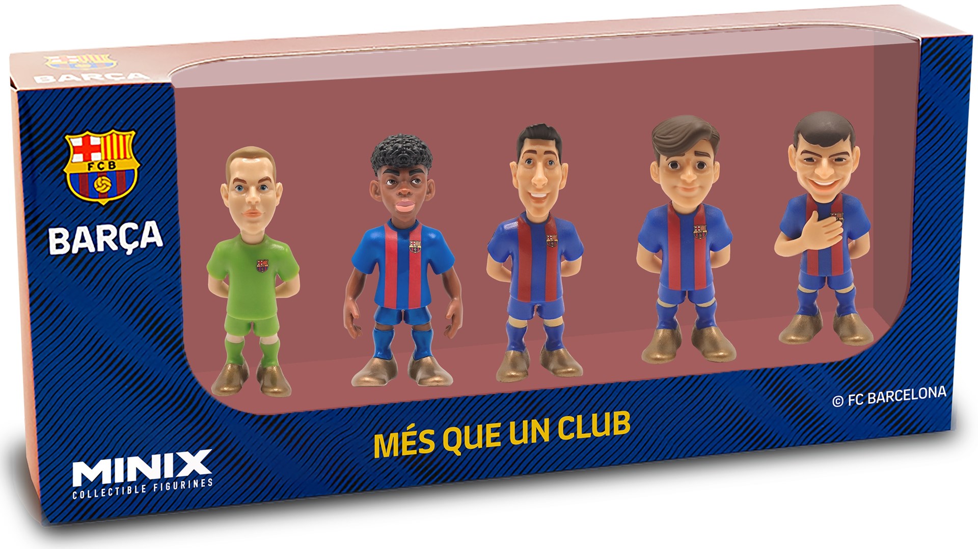 MINIX 5-PACK 7 CM - FC BARCELONA V2