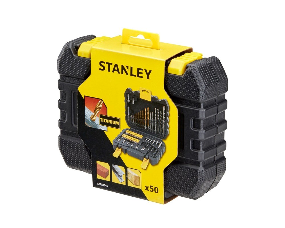 STA88546 STANLEY borr- och skruvdragarset med 50 delar