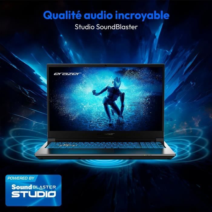 ERAZER Gaming Laptop – DEPUTY P60 – Windows 11 – 15.6” FHD 144Hz – RTX ...